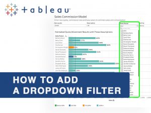 How to Add a Drop-Down Filter in Tableau Dashboard (5 Steps)